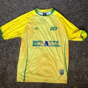 Retro Brasil Soccer Jersey